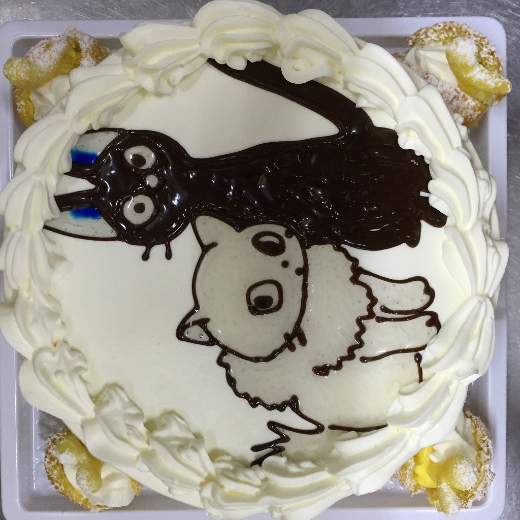 ジジと キャラクターケーキ O キャラクターケーキなら Dia ダイア 京都市右京区 ロールケーキ バースデーケーキ