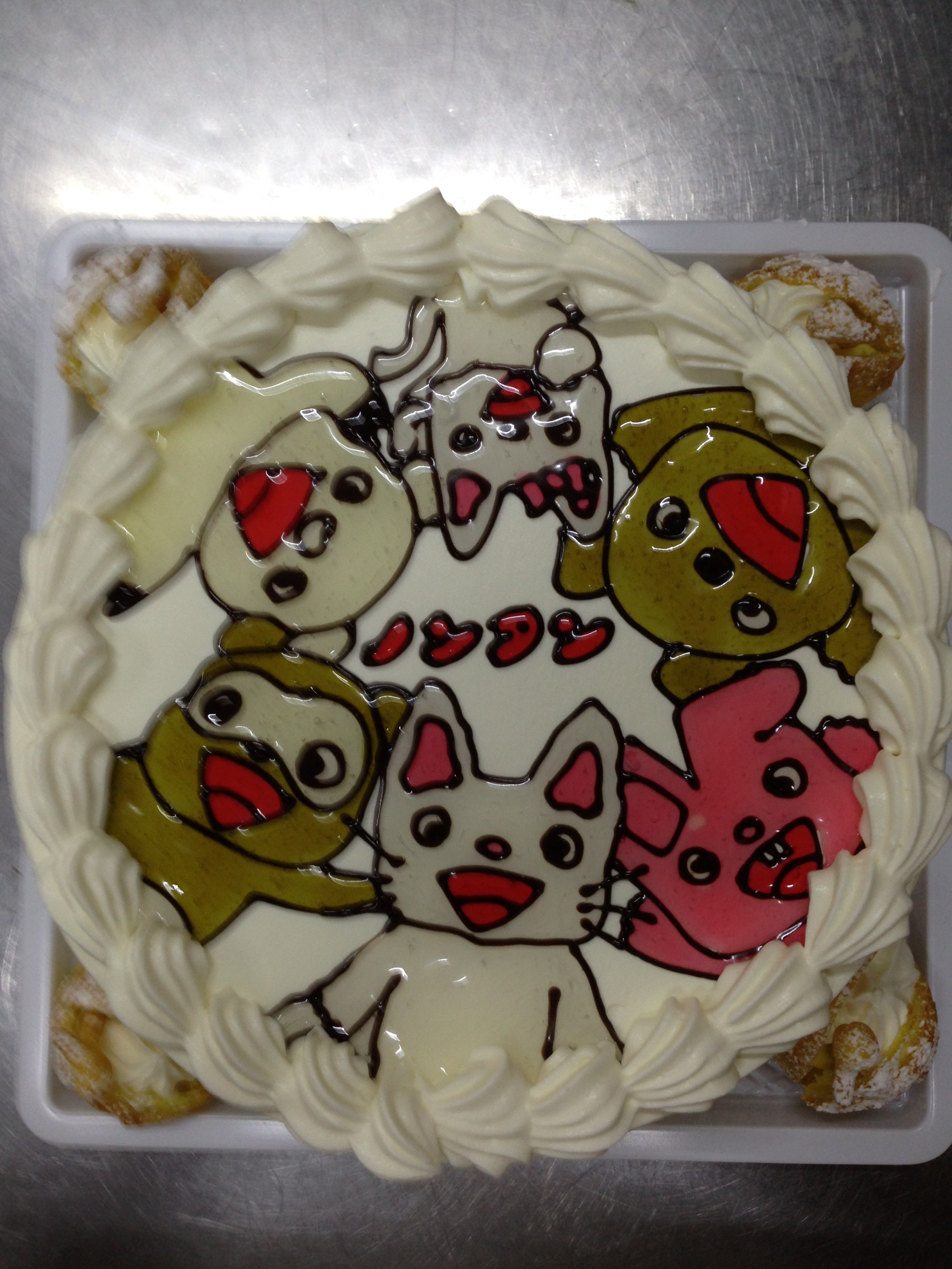 ノンタンキャラクターケーキ キャラクターケーキなら Dia ダイア 京都市右京区 ロールケーキ バースデーケーキ